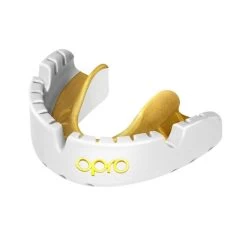 Opro Gold Level Mouthguard Braces – White