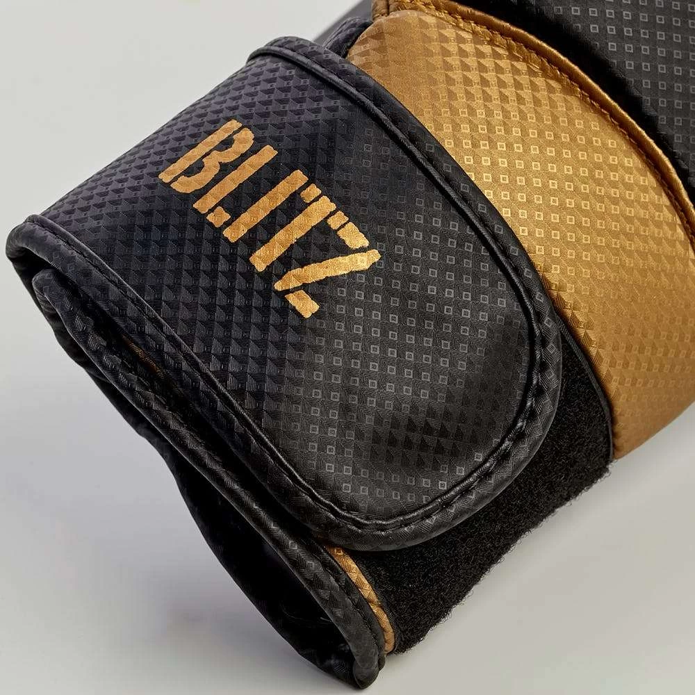 Blitz Centurion Boxing Gloves β Black/Gold - Image 3