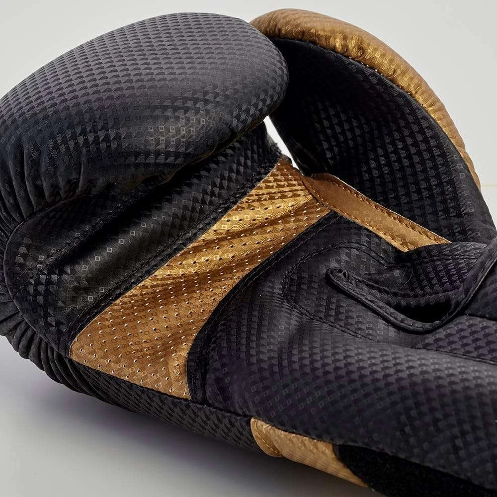 Blitz Centurion Boxing Gloves β Black/Gold - Image 2