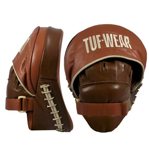 Tuf Wear Curved Focus Hook And Jab Pads – Brown