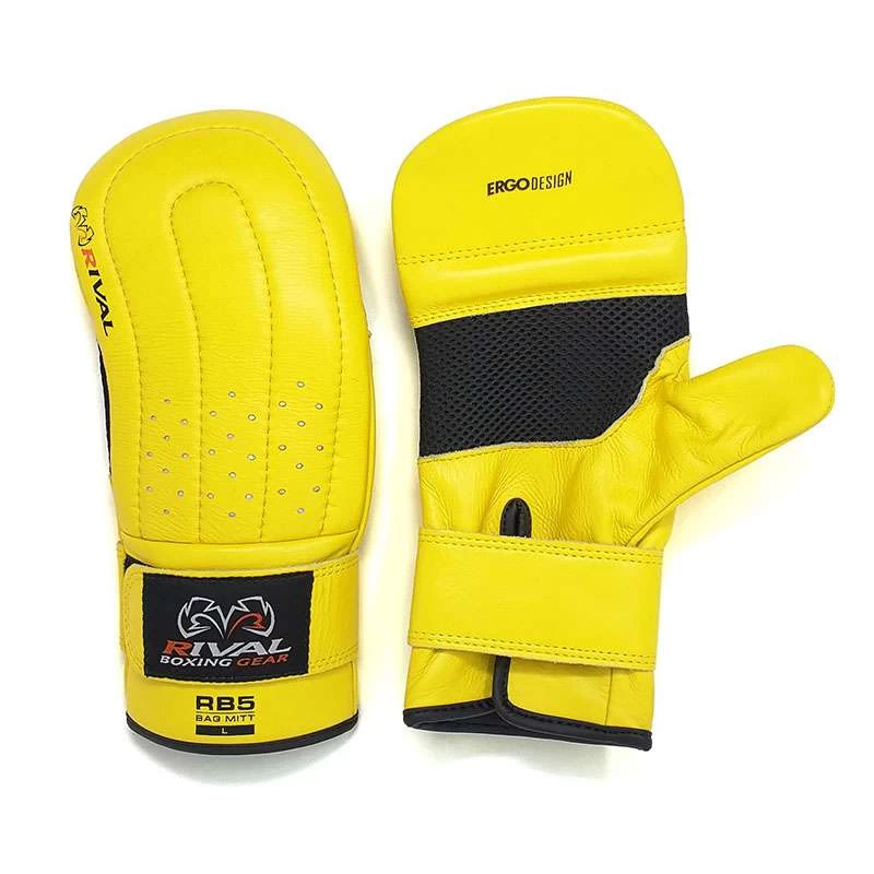 Rival RB5 Bag Mitts – Yellow - Image 2