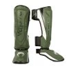 Venum Elite Evo Shinguards – Khaki/Silver