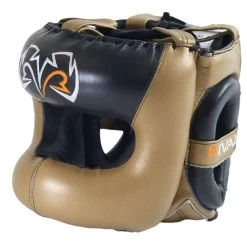 Rival Guerrero RHGFS3 Facesaver Headgear – Gold/Black