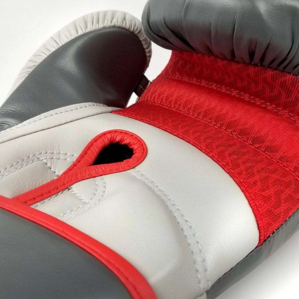 Rival RS80V Impulse Sparring Gloves β Grey/White/Red - Image 3