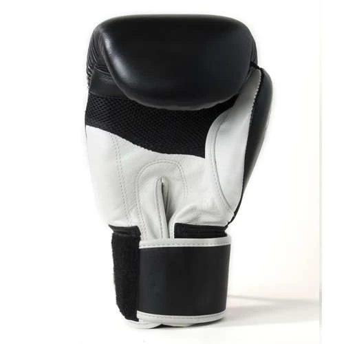 Sandee Cool-Tec Leather Sparring Glove – Black/Gold/White - Image 3