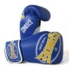 Sandee Cool-Tec Leather Sparring Glove – Blue/Yellow/White