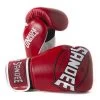 Sandee Cool-Tec Leather Sparring Glove – Red/White/Black