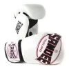 Sandee Cool-Tec Leather Sparring Glove – White/Black/Red
