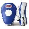 Sandee Leather Curved Focus Mitt – Blue/White