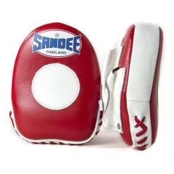 Sandee Leather Mini Focus Mitt – Red/White