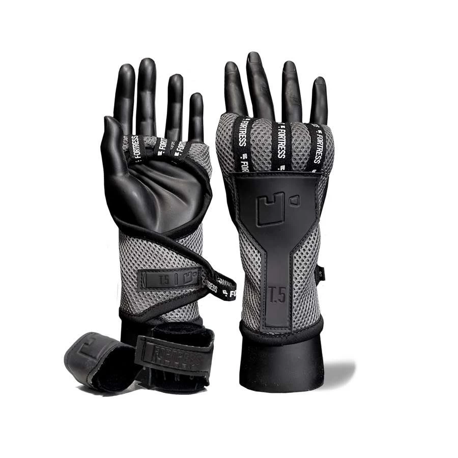 Fortress Boxing T5 Fastwraps – Black/Grey