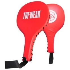 Tuf Wear PU Boxing Training Paddles – Red