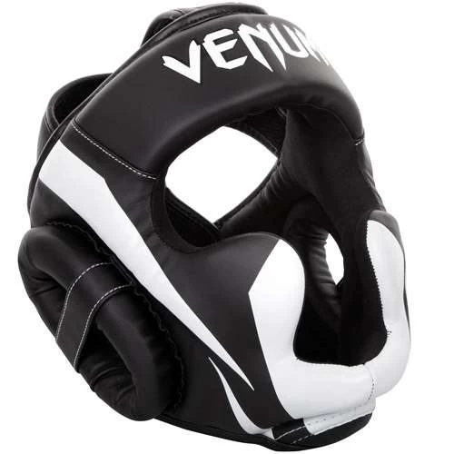 Venum Elite Cheek Headguard – Black/White