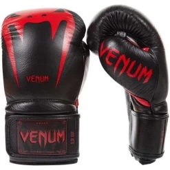 Venum Giant 3.0 Nappa Leather Boxing Glove – Black/Red