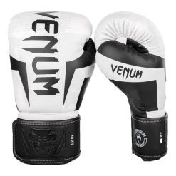 Venum Elite Boxing Gloves – White/Camo