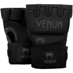 Venum Kontact Gel Wrap Gloves – Black/Black