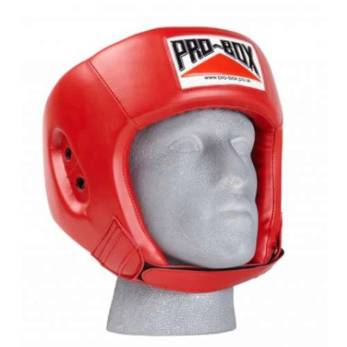 Pro-Box Base Spar PU Sparing Headguard – Red