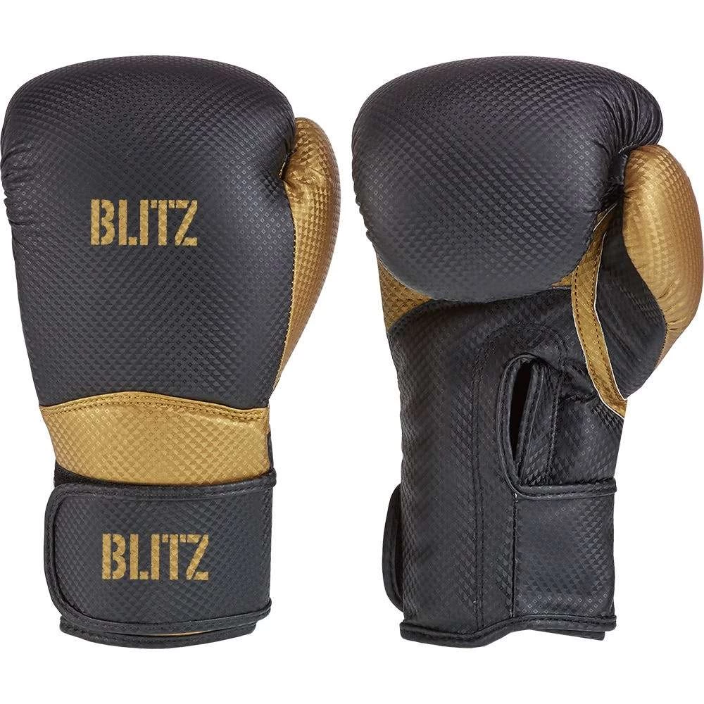 Blitz Centurion Boxing Gloves β Black/Gold