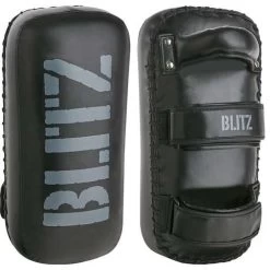 Blitz Fury Curved Thai Pads – Black