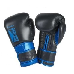 Pro-Box Speed-Lite Sparring Gloves β Black/Gunmetal/Blue