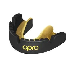 Opro Gold Level Mouthguard Braces – Black