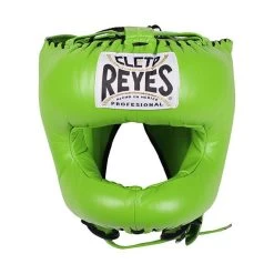 Cleto Reyes Nylon Pointed Bar Headguard – Lime Green