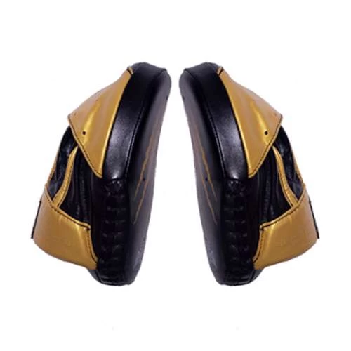 Cleto Reyes High Performance Punch Mitts – Black/Gold - Image 2