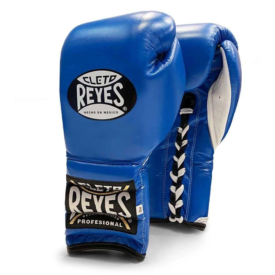 Cleto Reyes Lace Up Sparring Gloves – Platinum - Image 4