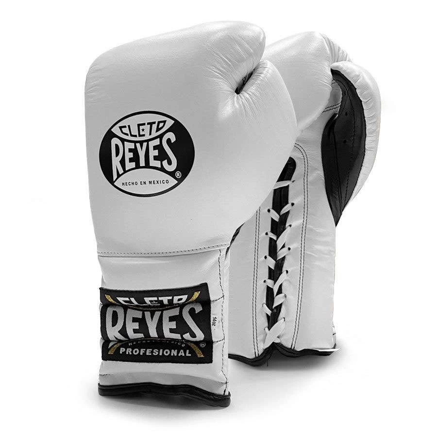 Cleto Reyes Lace Up Sparring Gloves – Platinum - Image 3
