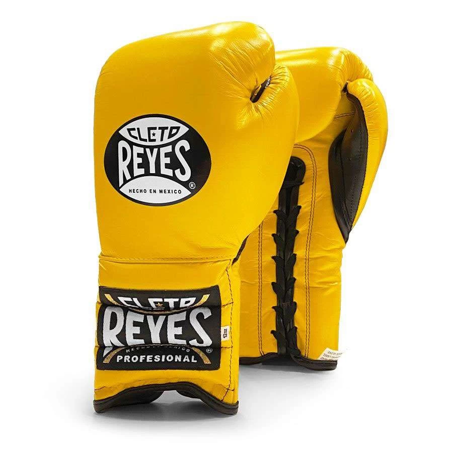 Cleto Reyes Lace Up Sparring Gloves – Platinum - Image 5