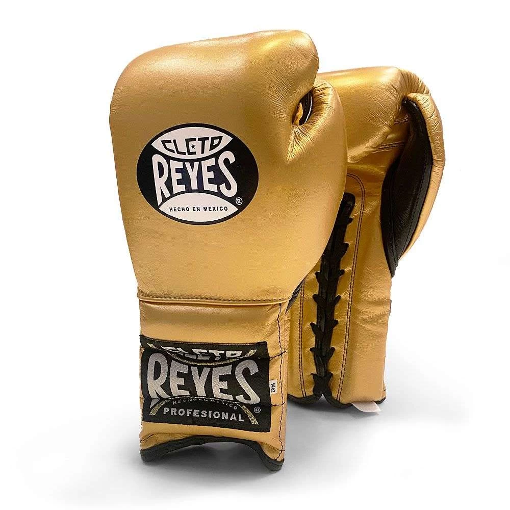 Cleto Reyes Lace Up Sparring Gloves – Platinum - Image 2