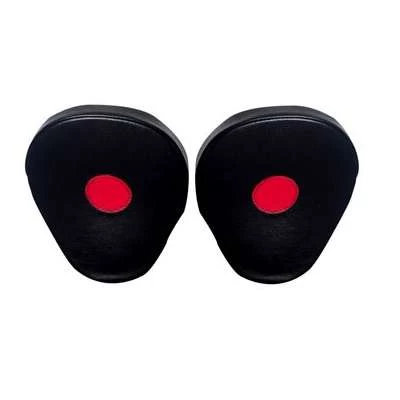 Cleto Reyes Curved Strapped Focus Mitts – Red/Black - Image 3