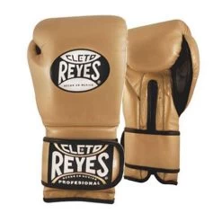 Cleto Reyes Hook And Loop Sparring Gloves – Gold
