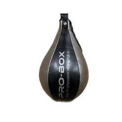 Pro-Box Champ Leather Hybrid Speedball – Black/Gunmetal