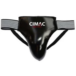 Cimac PU Groin Guard – Black/White