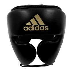 Adidas AdiStar Pro Head Guard – Black/Gold