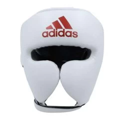 Adidas AdiStar Pro Head Guard – White/Red