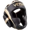 Venum Elite Cheek Headguard – Black/Gold