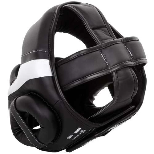 Venum Elite Cheek Headguard – Black/White - Image 3