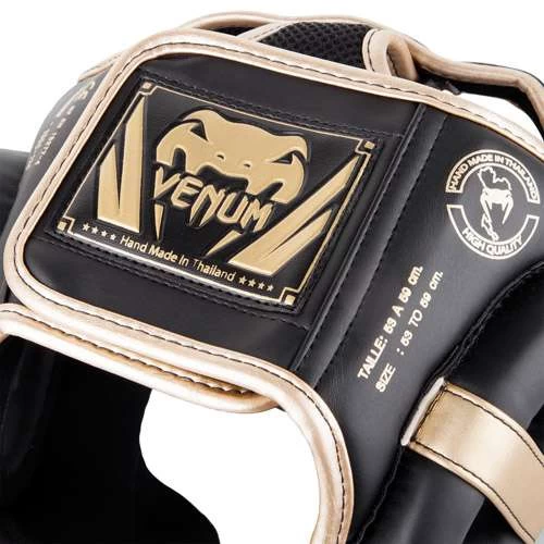 Venum Elite Cheek Headguard – Black/Gold - Image 7