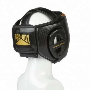 Pro-Box Champ Spar Headguard – Black/Gold - Image 2