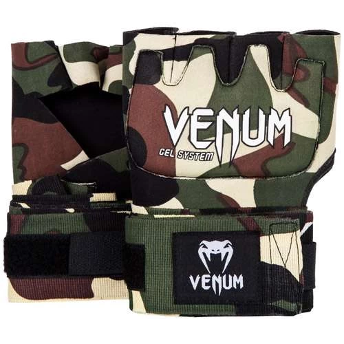 Venum Kontact Gel Wrap Gloves – Black/White - Image 2