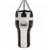 Pro-Box Black/White Leather Angle Punchbag