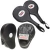 Pro-Box Punch Paddles & Curved Hook And Jab Pads – Black