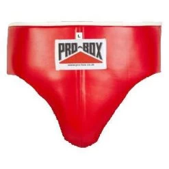 Pro-Box Base Spar PU Abdo Guard – Red