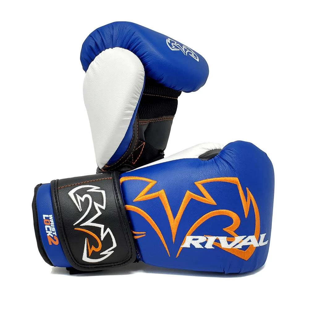Rival RB11 Evolution Sparring Double Strap Bag Glove – Red - Image 2