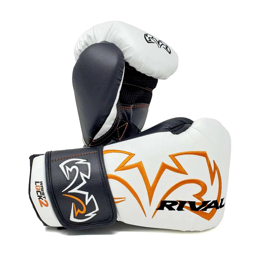 Rival RB11 Evolution Sparring Double Strap Bag Glove – Red - Image 4