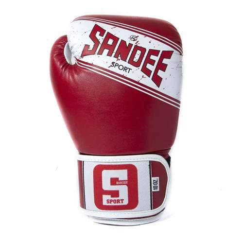 Sandee Sport Synthetic Leather Boxing Glove – Black/White - Image 8