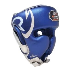 Rival RHG100 Professional Cheek Headgear – Blue/Silver