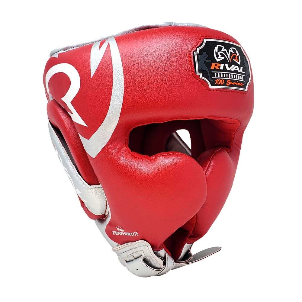 Rival RHG100 Professional Cheek Headgear – Red/Silver